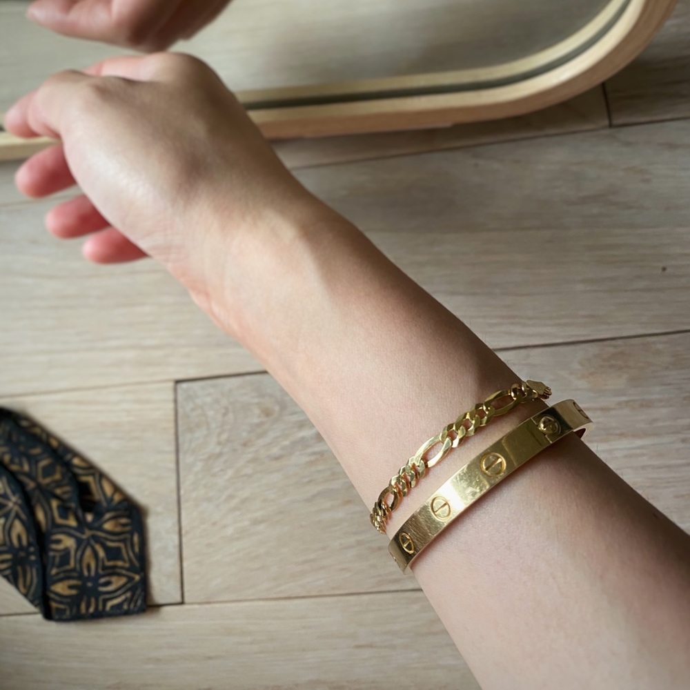 Limited Drop: 18K Gold Vermeil Chain Bracelets - Picture 16 of 16